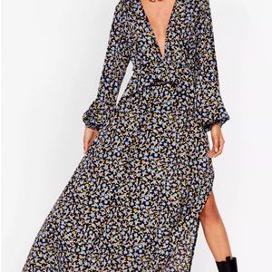 Nasty Gal Floral Maxi Dress